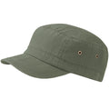 Vintage Olive - Back - Beechfield Unisex Urban Army Cap - Headwear