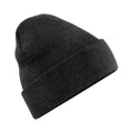 Charcoal - Front - Beechfield Soft Feel Knitted Winter Hat