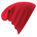 Classic Red - Back - Beechfield Soft Feel Knitted Winter Hat