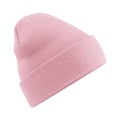 Dusky Pink - Front - Beechfield Soft Feel Knitted Winter Hat