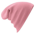 Dusky Pink - Back - Beechfield Soft Feel Knitted Winter Hat