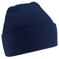 French Navy - Front - Beechfield Soft Feel Knitted Winter Hat