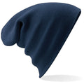 French Navy - Back - Beechfield Soft Feel Knitted Winter Hat