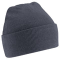 Graphite Grey - Front - Beechfield Soft Feel Knitted Winter Hat