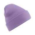 Lavender - Front - Beechfield Soft Feel Knitted Winter Hat