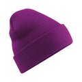 Magenta - Front - Beechfield Soft Feel Knitted Winter Hat