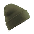 Moss Green - Front - Beechfield Soft Feel Knitted Winter Hat