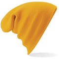 Mustard - Back - Beechfield Soft Feel Knitted Winter Hat