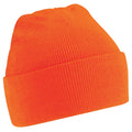 Orange - Back - Beechfield Soft Feel Knitted Winter Hat