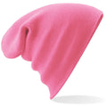 True Pink - Back - Beechfield Soft Feel Knitted Winter Hat