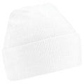 White - Front - Beechfield Soft Feel Knitted Winter Hat