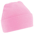 Classic Pink - Front - Beechfield Soft Feel Knitted Winter Hat