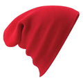 Bright Red - Back - Beechfield Soft Feel Knitted Winter Hat