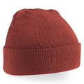 Rust - Front - Beechfield Soft Feel Knitted Winter Hat
