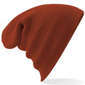 Rust - Back - Beechfield Soft Feel Knitted Winter Hat