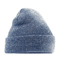 Heather Navy - Front - Beechfield Soft Feel Knitted Winter Hat