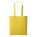 Lemon - Front - Nutshell Plain Strong Shoulder Shopper Bag