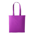 Magenta - Front - Nutshell Plain Strong Shoulder Shopper Bag