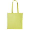 Pastel Lemon - Front - Nutshell Plain Strong Shoulder Shopper Bag