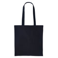 Black - Front - Nutshell Plain Strong Shoulder Shopper Bag
