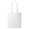 White - Front - Nutshell Plain Strong Shoulder Shopper Bag
