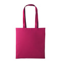 Cranberry - Front - Nutshell Plain Strong Shoulder Shopper Bag