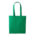 Kelly Green - Front - Nutshell Plain Strong Shoulder Shopper Bag