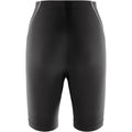 Black - Back - Spiro Unisex Base Layer Bodyfit Junior Sports Shorts