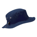 Navy - Front - Beechfield Summer Cargo Bucket Hat - Headwear (UPF50 Protection)
