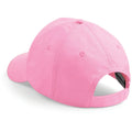 Classic Pink - Back - Beechfield Plain Unisex Junior Original 5 Panel Baseball Cap