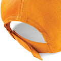 Orange - Pack Shot - Beechfield Plain Unisex Junior Original 5 Panel Baseball Cap