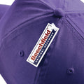Purple - Side - Beechfield Plain Unisex Junior Original 5 Panel Baseball Cap