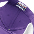 Purple - Lifestyle - Beechfield Plain Unisex Junior Original 5 Panel Baseball Cap