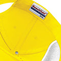 Yellow - Side - Beechfield Plain Unisex Junior Original 5 Panel Baseball Cap