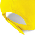 Yellow - Pack Shot - Beechfield Plain Unisex Junior Original 5 Panel Baseball Cap