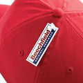 Bright Red - Lifestyle - Beechfield Plain Unisex Junior Original 5 Panel Baseball Cap