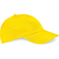 Yellow - Back - Beechfield Junior Kids Unisex Plain Legionnaire Cap