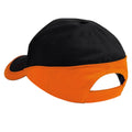 Bottle-Black- White - Front - Beechfield Unisex Teamwear Competition Cap Baseball - Headwear