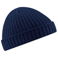 Smoke Grey - Front - Beechfield Unisex Retro Trawler Winter Beanie Hat