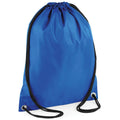 Royal - Back - BagBase Budget Water Resistant Sports Gymsac Drawstring Bag (11L)