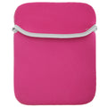 Fuchsia- Graphite Grey - Front - BagBase Reversible IPad - Tablet Sleeve - Bag