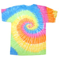 Eternity - Front - Colortone Womens-Ladies Rainbow Tie-Dye Short Sleeve Heavyweight T-Shirt