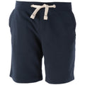 Navy - Front - Kariban Mens Fleece Sports Shorts
