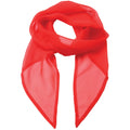 Strawberry Red - Front - Premier Ladies-Womens Work Chiffon Formal Scarf