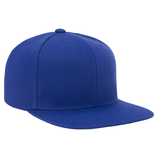 Royal Blue - Side - Yupoong Mens The Classic Premium Snapback Cap
