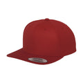 Red - Front - Yupoong Mens The Classic Premium Snapback Cap