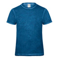 Blue Clash - Front - B&C Denim Mens Plug In Short Sleeve T-Shirt