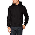 Black - Back - Fruit Of The Loom Mens Premium 70-30 Hooded Sweatshirt - Hoodie