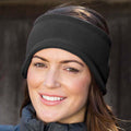 Black - Back - Result Adult Unisex Winter Essentials Active Fleece Headband