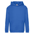 Royal Blue - Back - Fruit Of The Loom Kids Unisex Premium 70-30 Hooded Sweatshirt - Hoodie